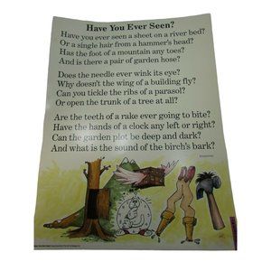 Vintage Have You Ever Grade School Poster Art & Design 30213